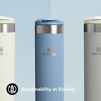 Stanley 1913 Aerolight Transit Travel Mug 0.6L - Keeps 6 Hours Hot - 8 Hours Cold - Dishwasher Safe - Leakproof - Car Cup Holder Compatible - Insulated Coffee Cup - Indigo