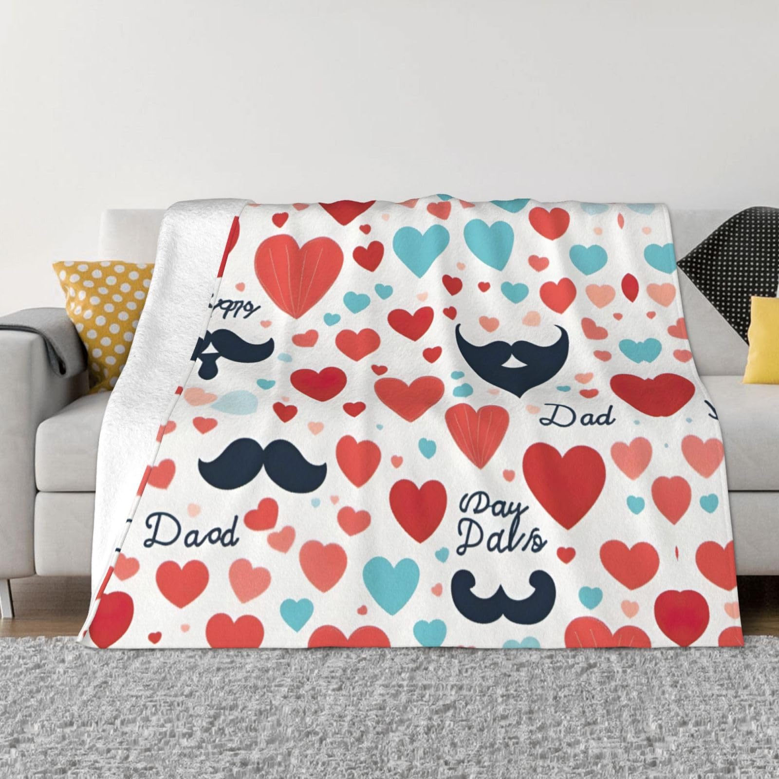 Couverture canapé peluche douce contre le froid plaid quatre saisons