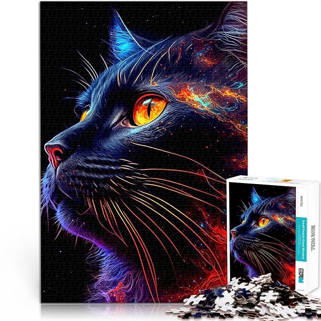 Gato Rompecabezas de 1000 Piezas para Adolescentes Desafiante de completar