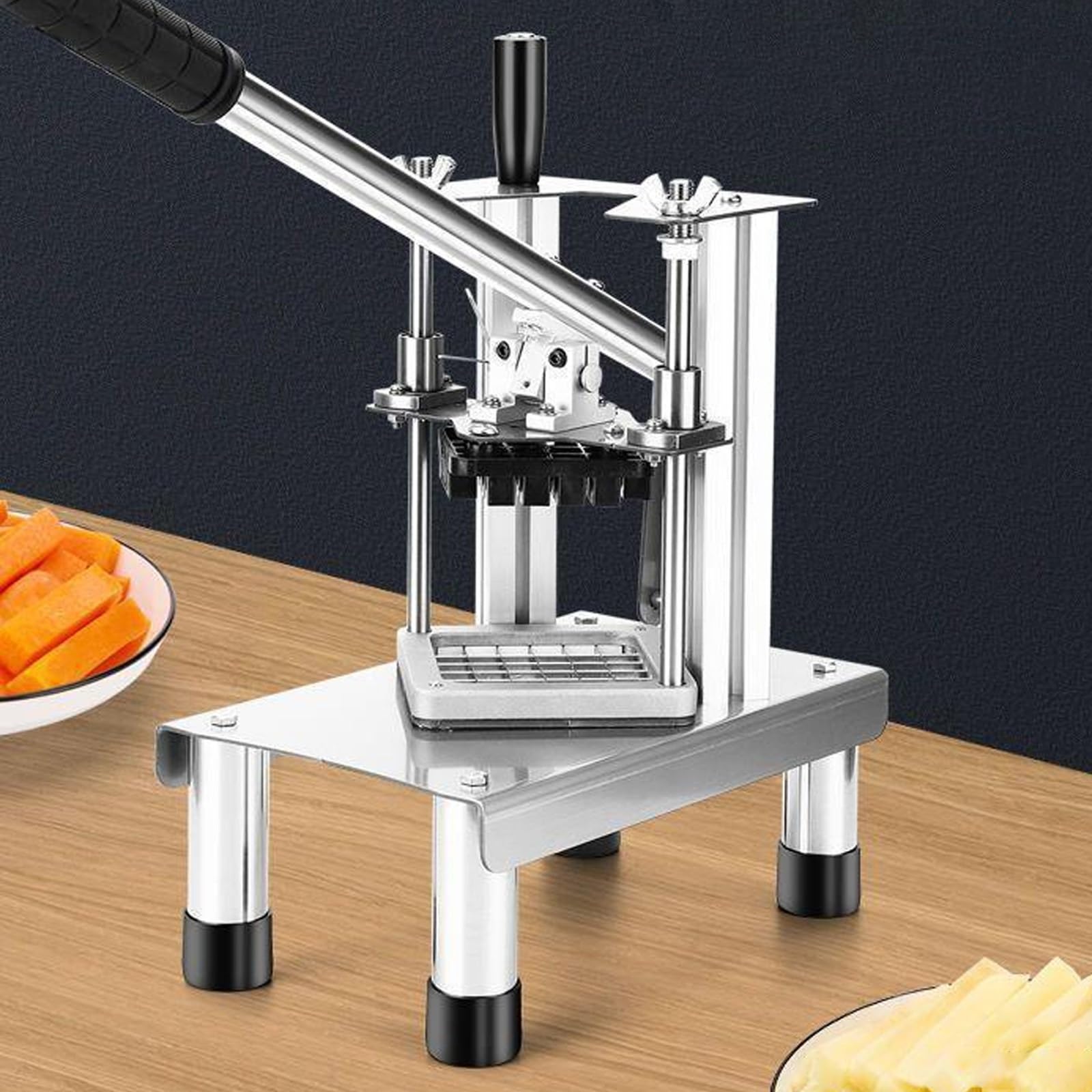 Generisch Gewerblicher Kartoffel Pommesschneider for Frites, Multifunktionaler Frites Schneider, Pommes Schneider for Restaurant und Küche