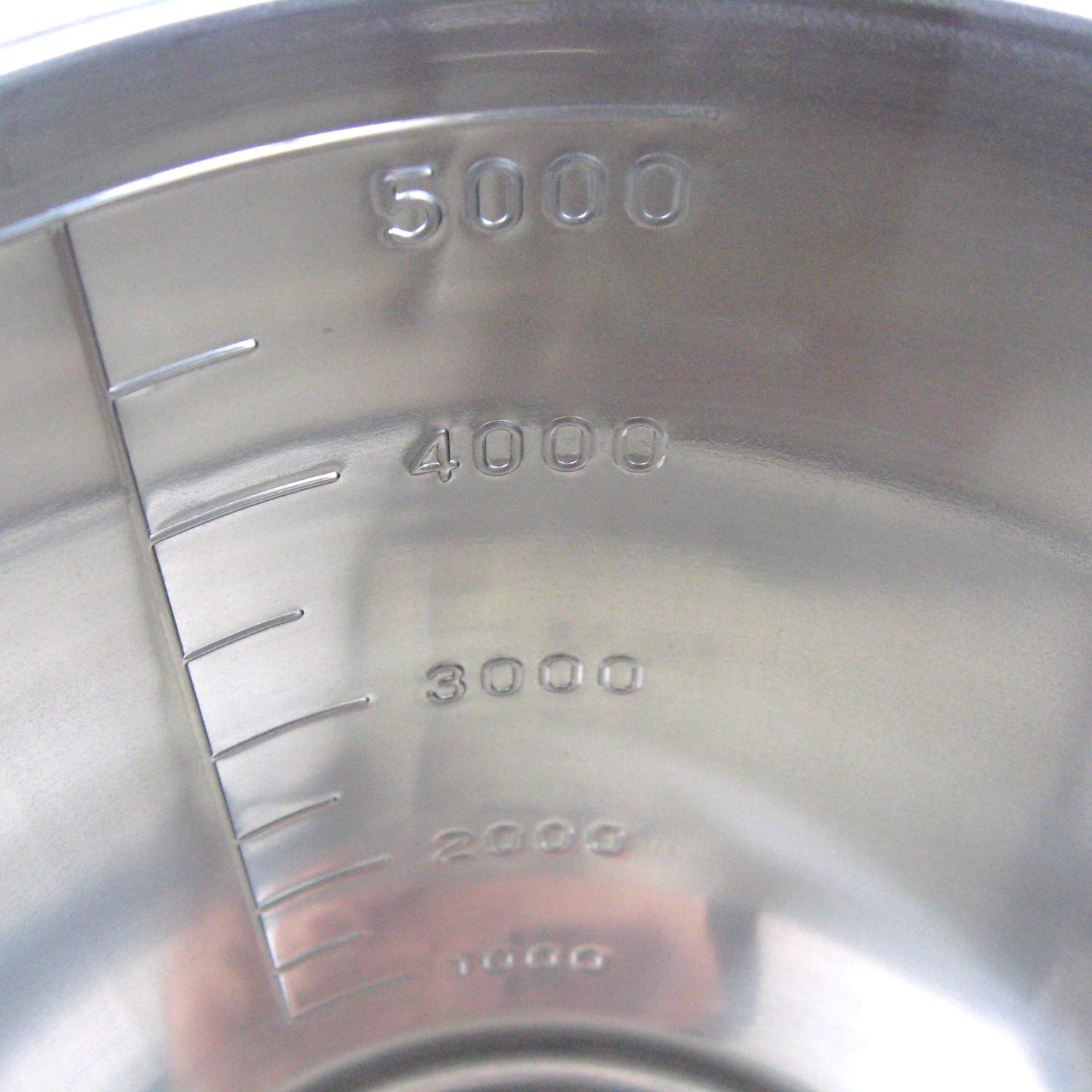 Nagao Tsubamesanjo 805000 Measuring Cup, 16.9 fl oz (5,000 ml), 18-8 Stainless Steel, Made in Japan