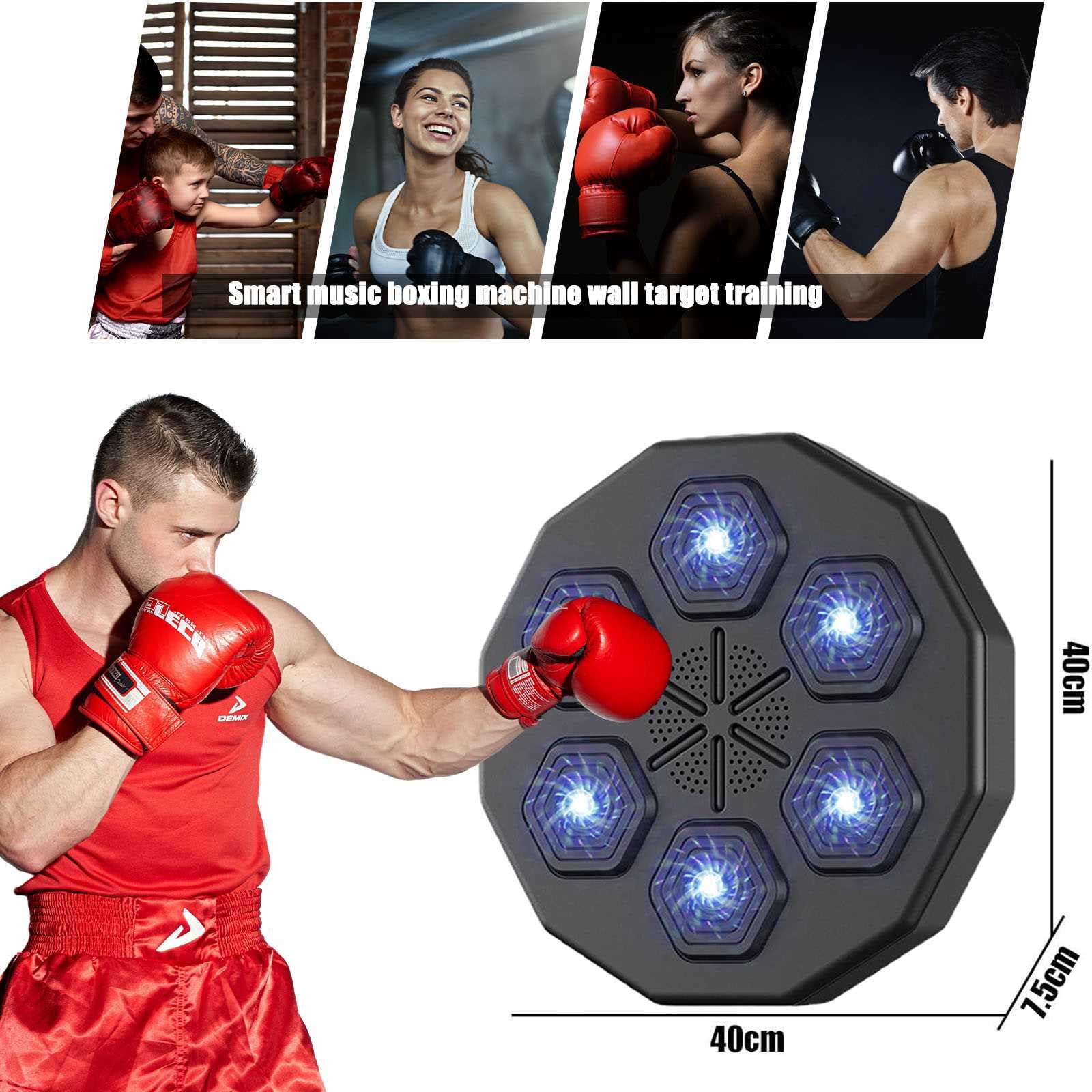 Machine de Boxe Musicale - Édition Limitée (Rose