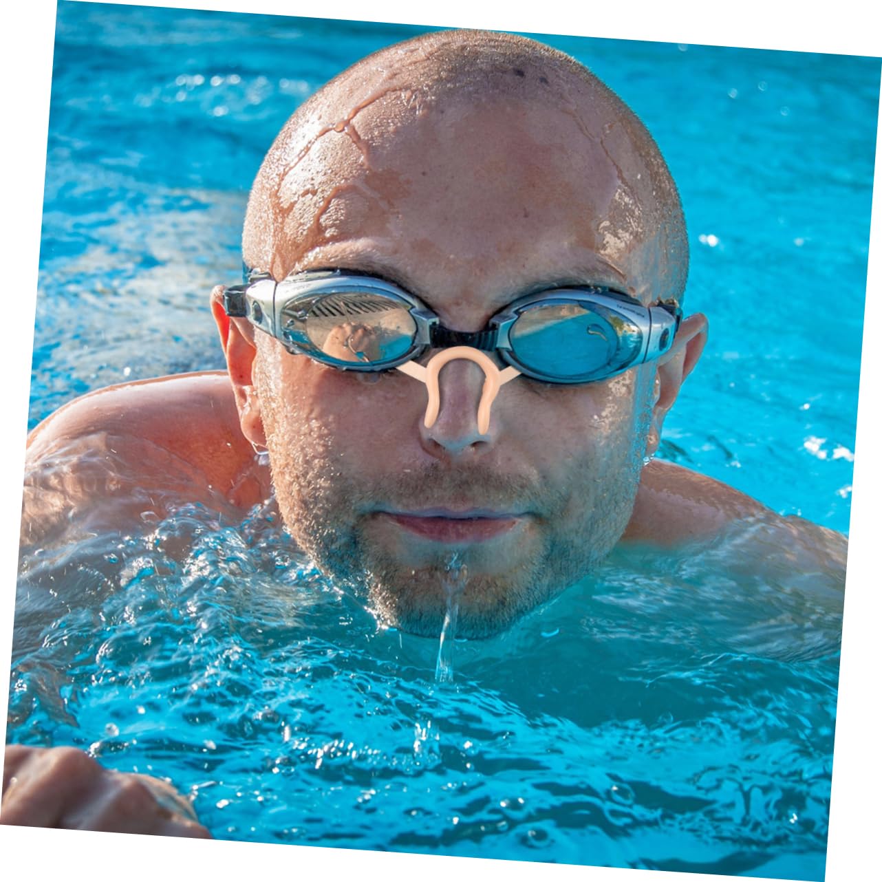 Toyvian Corda di Trascinamento del Naso Adulti Anti Nasello da Nuoto Adulto Paranaso da Nuoto Clip del Naso per Il Nuoto Tappo per Il Naso del Nuotatore