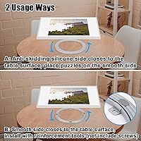 Vista 3 de Base giratoria de tablero de rompecabezas, tablero giratorio de rompecabezas giratorio de 360°, mesa giratoria para 1000/1500 piezas Lazy Susan