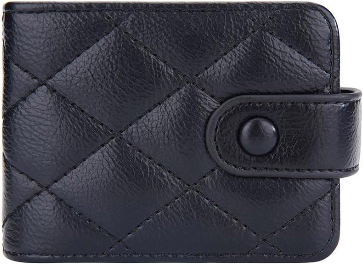 Lipstick Wallet, Women Lipstick Storage Bag with Mirror, Faux Leather Portable Women Makeup Lip Gloss Tint Stain Lacquer Organizer Case Purse Pouch for Travel Black