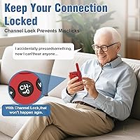 Vista 3 de Sistema de intercomunicación inalámbrico para el hogar rango de 3300 pies, intercomunicador inalámbrico habitación a habitación, manos libres VOX