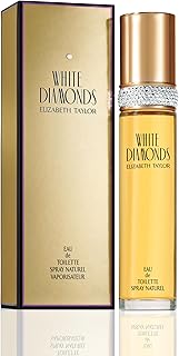 Elizabeth Taylor White Diamonds Women's Perfume, Long-Lasting Floral Fragrance for Her, Eau de Toilette EDT Spray, 1.7 fl oz