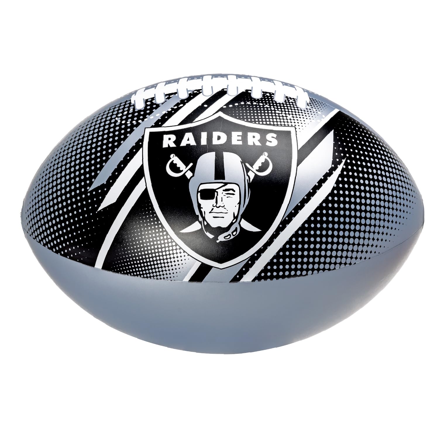 BigMouth Las Vegas Raiders 18” Inflatable Pool Football Officially Licensed NFL Fan Gear Merchandise Beach Ball Games for Adults and Teens
