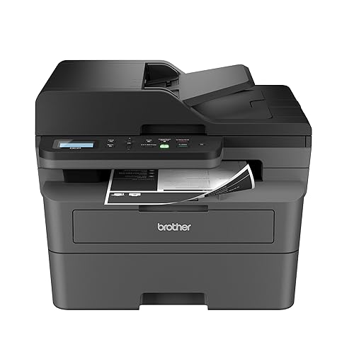 Brother DCP-L2640DW Wireless Compact Monochrome Multi-Function Laser Printer with Copy and Scan, Duplex, Black & White Output | Includes Refresh Subscription Trial(1), (Renewed Premium) - Renewed (Refurbished) - Printer