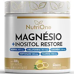 Magnésio + Inositol com Triptofano, Melatonina e Taurina – Sabor Maracujá – Nutrione