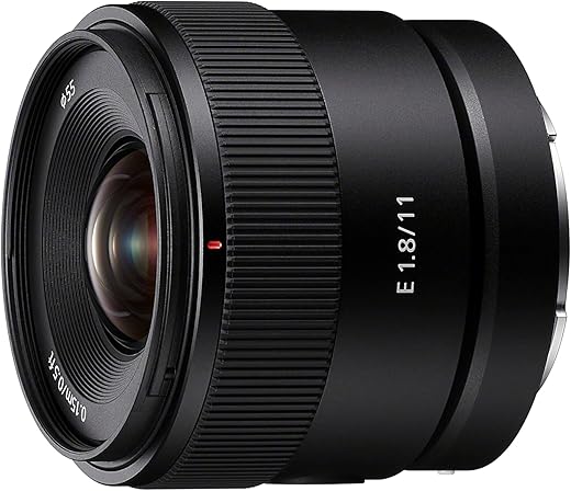 Sony E 11Mm F1.8 | Ultra-Wide-Angle Lens Prime for Aps-C Cameras, Content Creators (Black)