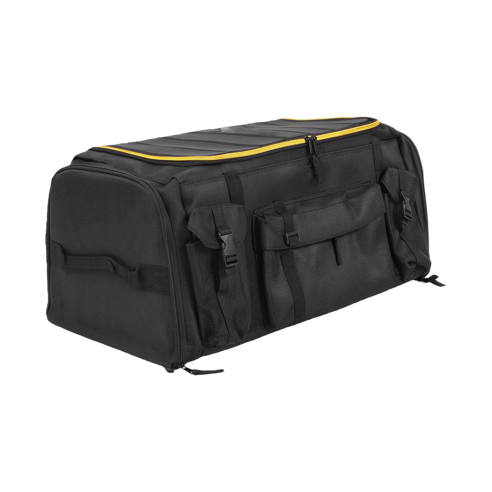 aqxreight Organizzatore Bagagliaio Auto Pieghevole, Scatola Portaoggetti Richiudibile in Tessuto Oxford 1680D con Coperchio e Fondo Antiscivolo for Auto SUV Camion (70 litri)