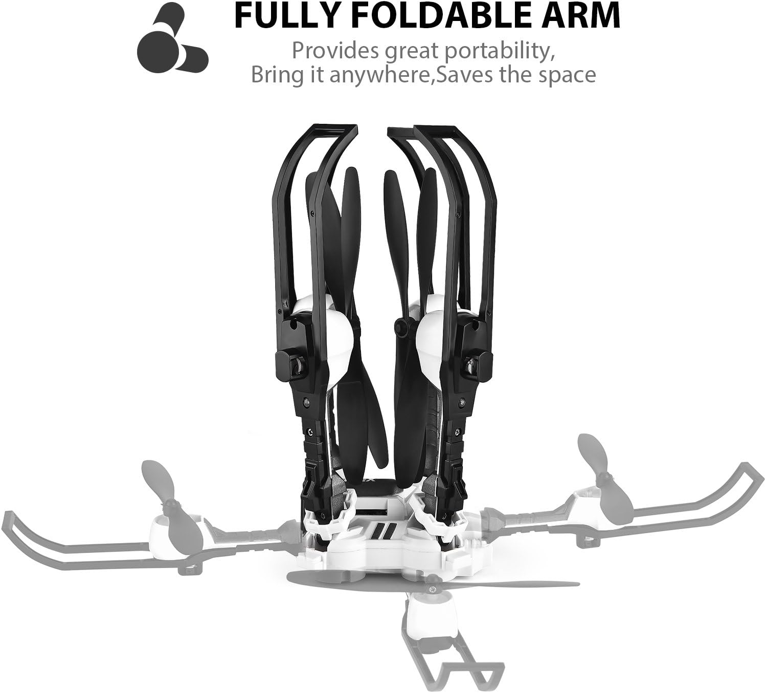 SIMREX X500 Drone RC Quadcopter Altitude Hold Headless RTF 3D 360 Degree Flips & Rolls 6-Axis Gyro 4CH 2.4Ghz Remote Control Helicopter Height Hold Steady Super Easy Fly for Training.