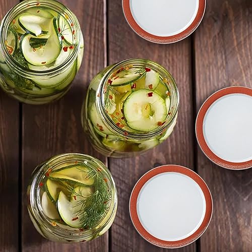 Miniatura 7 de 30 tapas para tarros de conserva, tapas anchas de boca regular para frascos de bola, Kerr y otras marcas de tapas de conservas de boca ancha a