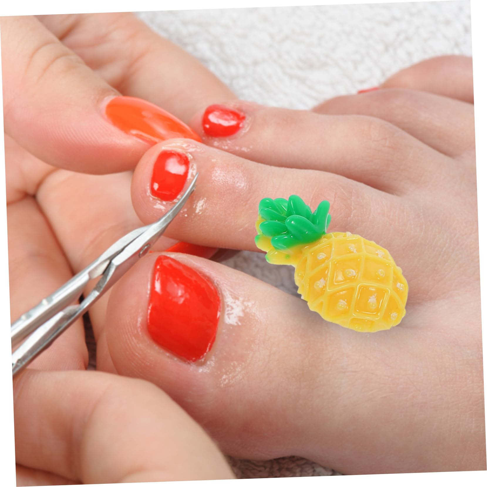 SOESFOUFU 16pcs Manicure Toe Separator Water Toe Separators Foot Toe Divider Nail Art Toe Divider Manicure Tool Manicure Accessory Nail Art Toenail Divider Pedicure Tools Pedicure Accessory