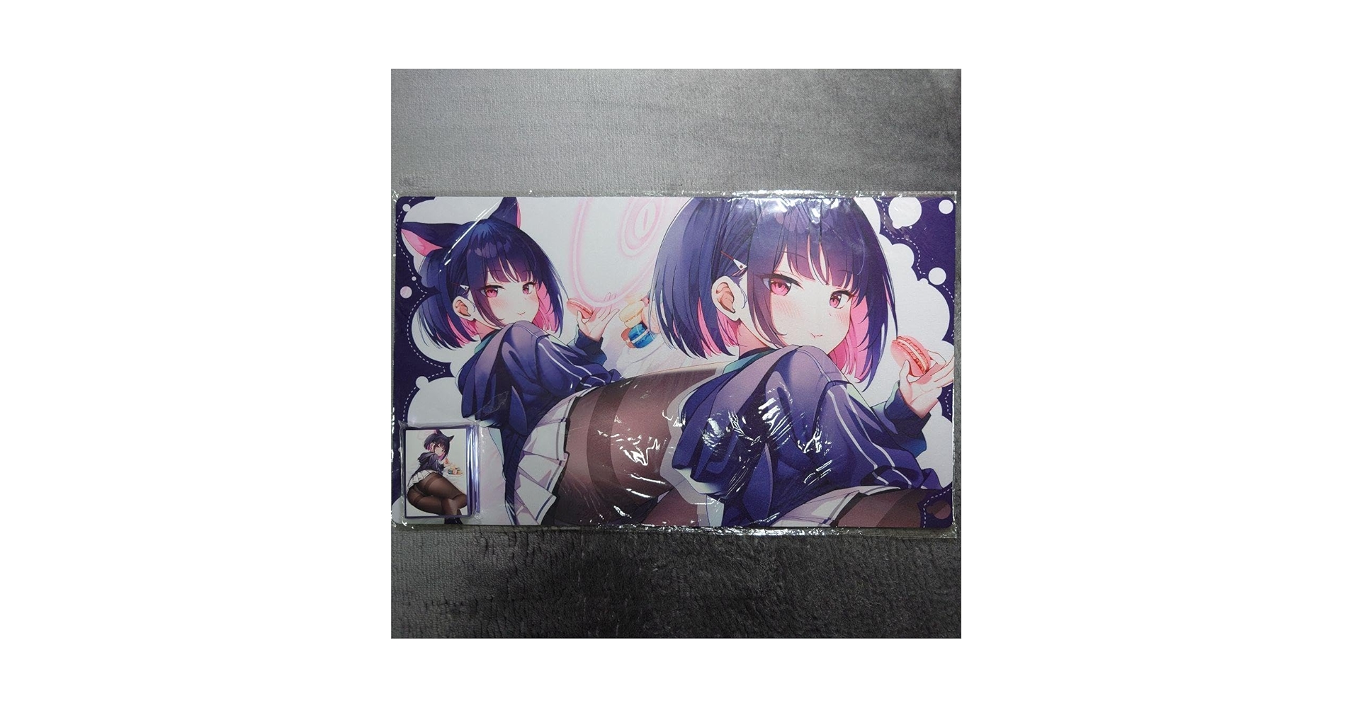 α1 ブルアカ オオカミコス&マカロン 杏山カズサ スリーブ&プレイマット α1 ブルアカ マカロン&オオカミコス 杏山カズサ スリーブ&プレイ