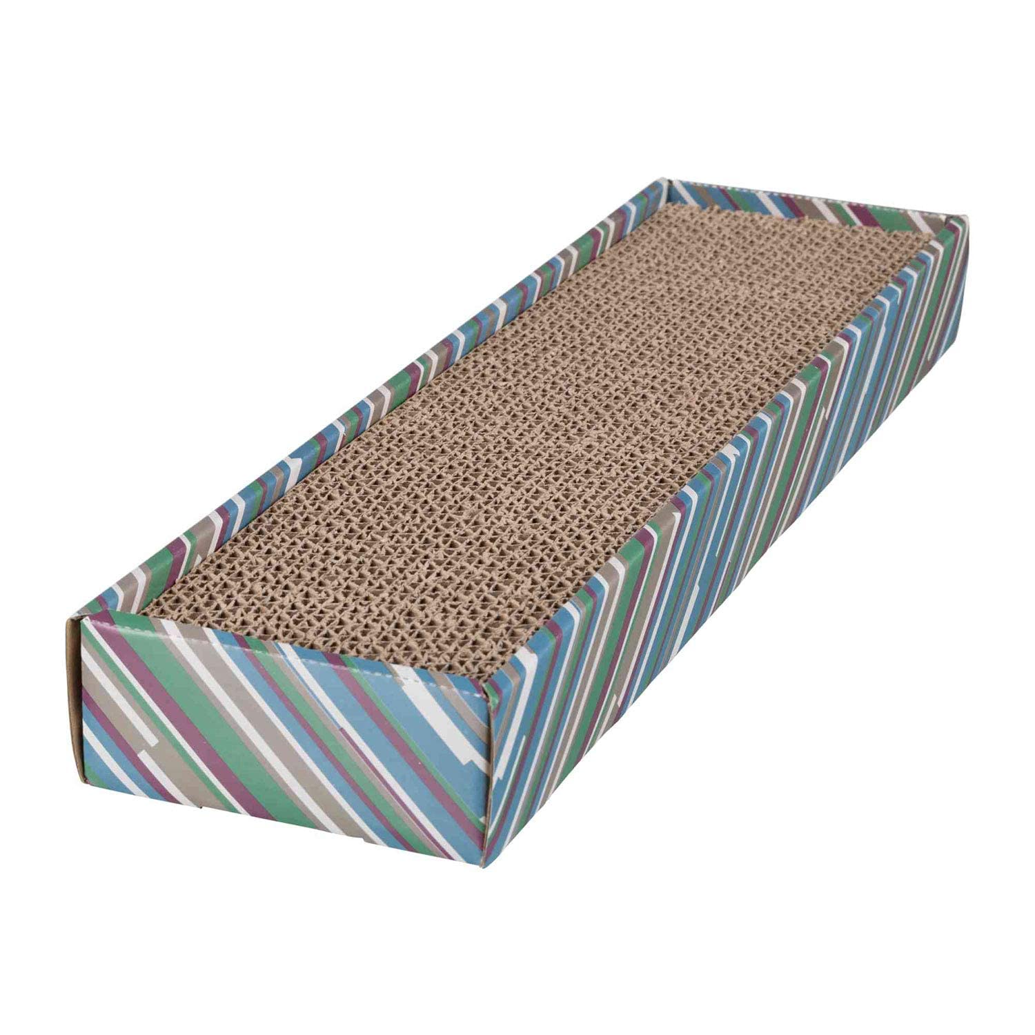 Trixie Lying Scratching Cardboard, Catnip Infused, Supports Claw Care, Perfect for Mental Stimulation, Ideal for Kitty to Play, 48 x 13 x 5 cm (B09P6NH3LF) Amazon Price History, Amazon Price Tracker