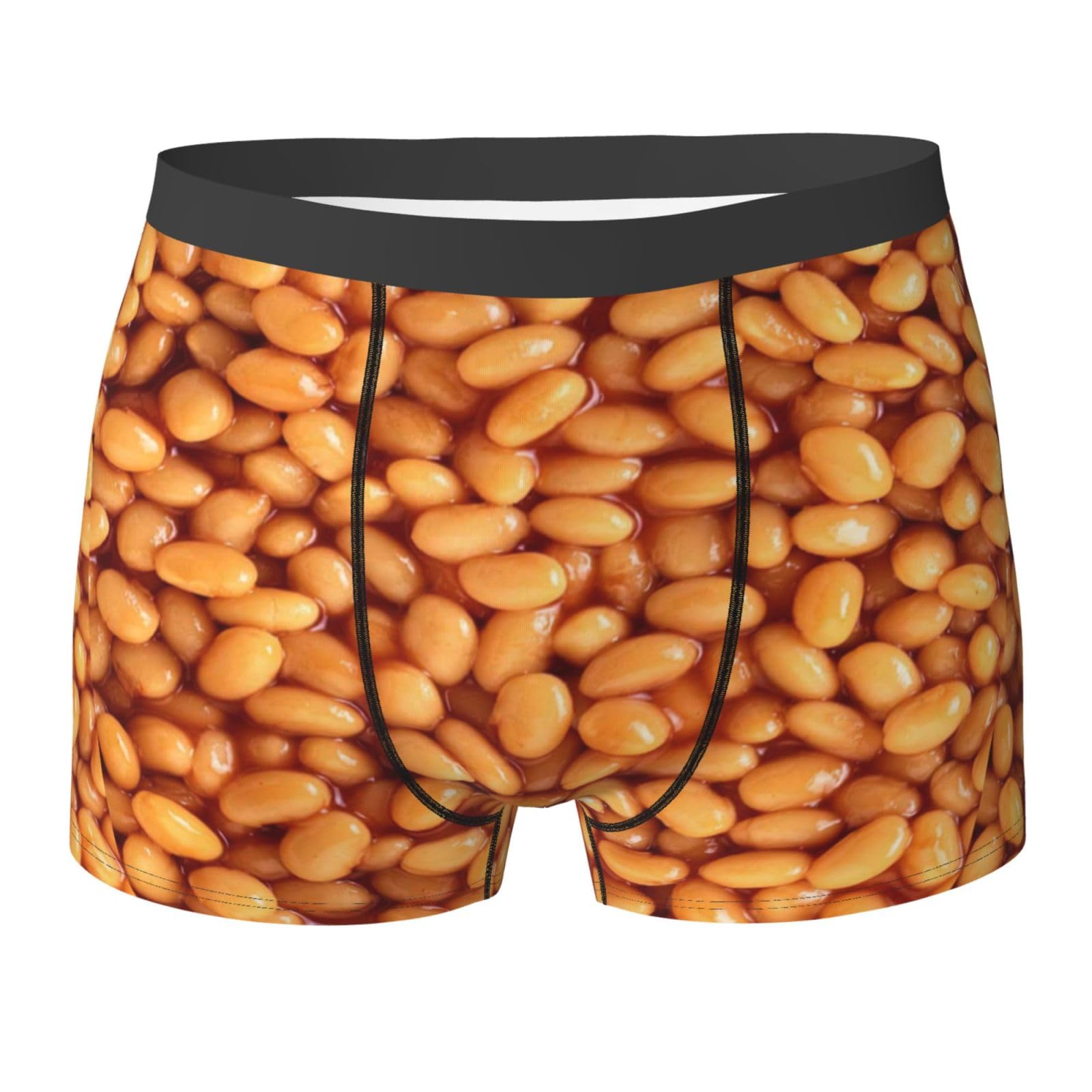 YOFIEN Baked Beans,Men's Underwear Boxer Briefs Comfort Soft Stretch for Man Multicolour