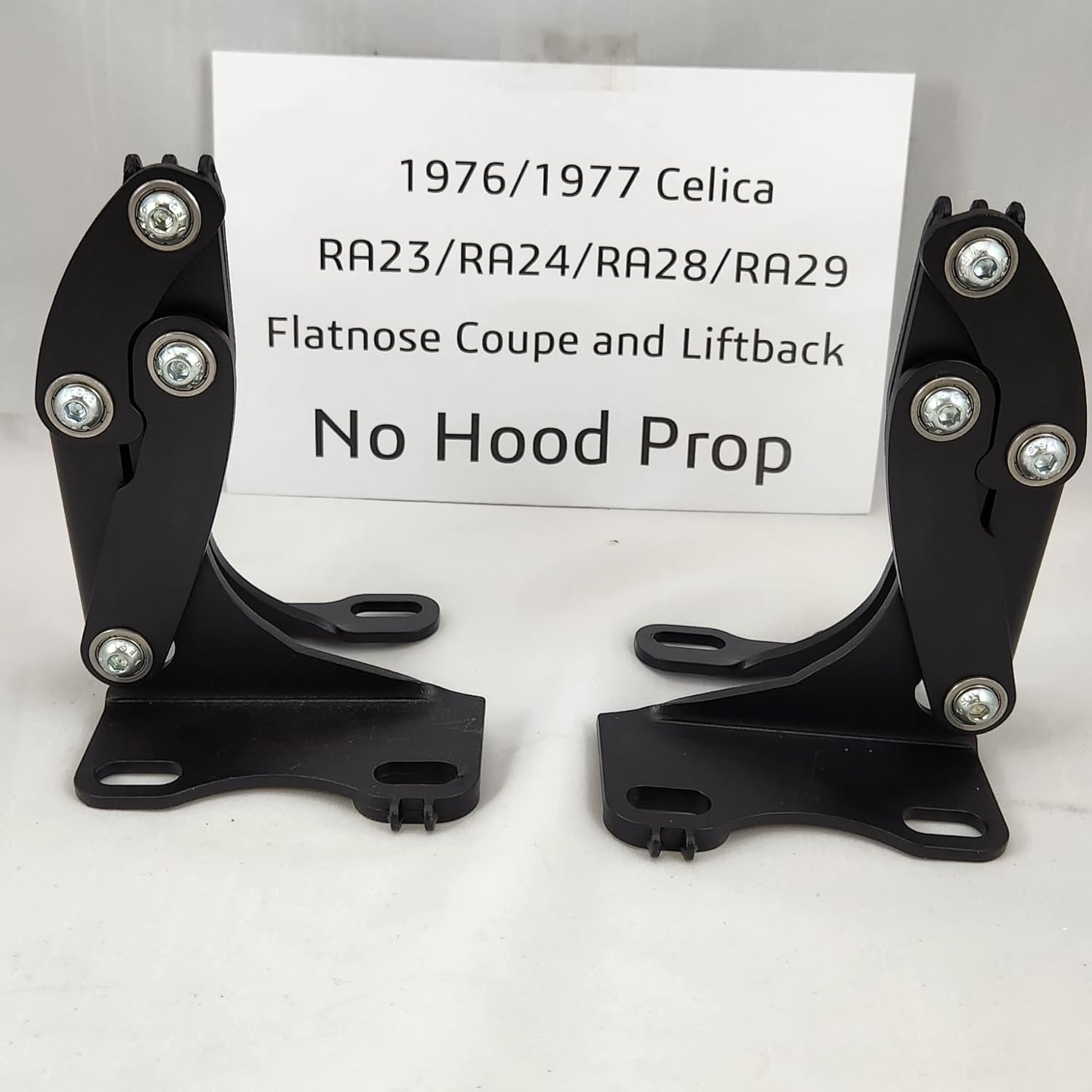 Generic Celica Hinges RA23 RA24 RA28 RA29 TA22 RA21 (77LHD ONLY), Texture Black