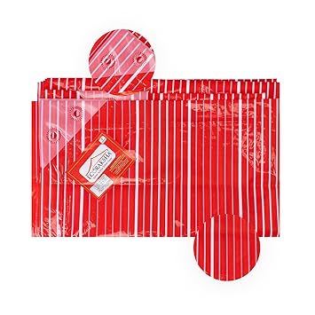 Tandhan Ecoraksha Lining Premium Multilayer Eco-Friendly Tarpaulin Sheet Waterproof Tirpal Heavy Duty 40 X 30 Ft Poly Tadpatri - Multipurpose 150 Microns Plastic Cover Tharpai, Thadika, Tarp (Red)
