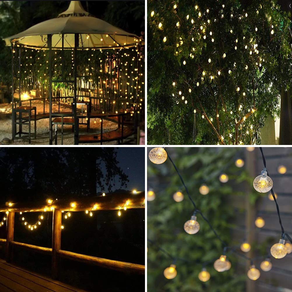 Solar feestverlichting LED verlichting 9.5m kopen? | Feestverlichting