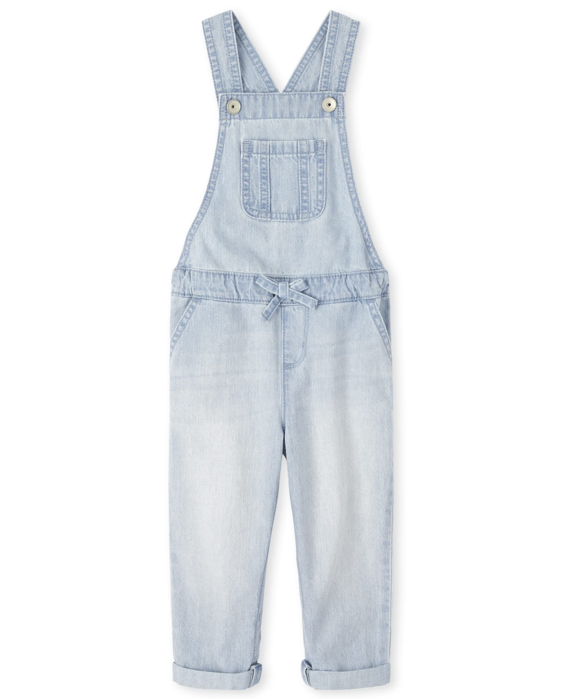 The Children's Placebaby-girls And Toddler Girls Denim Shortalls