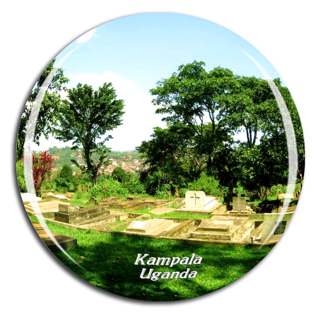 Weekino Magnet-1564 Kasubi Tombs Kampala Uganda Fridge Magnet 3D Crystal Glass Tourist City Travel Souvenir Collection Gift Strong Refrigerator Sticker