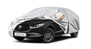 6 Layers SUV Car Cover Custom Fit for Mazda CX-30/CX-3/CX 30/CX 3 (2019-2025) Waterproof All Weather for Automobiles, Outdoor Full Cover Rain Sun UV Protection.Silver