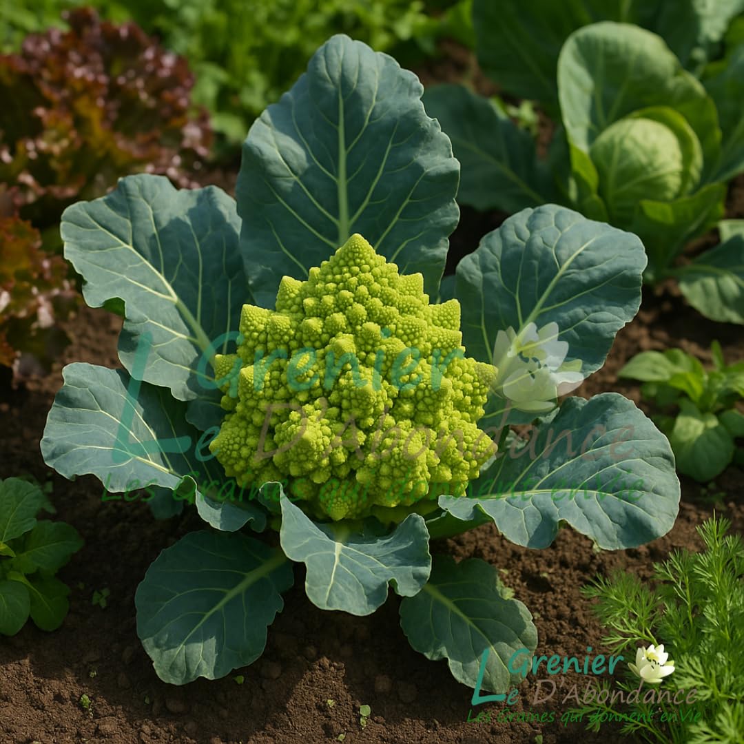 Nos Graines Potagères Chou Fleur Romanesco Natalino - La Bonne Graine