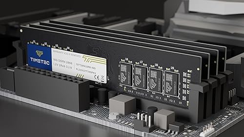 Miniatura 4 de Timetec 16 GB DDR4 2666MHz PC4-21300 sin ECC sin búfer 1.2V CL19 2Rx8 de doble rango 288 pines UDIMM de memoria de escritorio módulo RAM