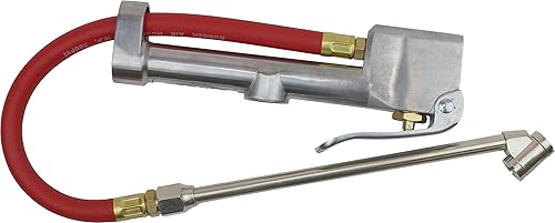 EPAuto calidad comercial. Inflador de doble cabeza. Medidor con manguera de aire.