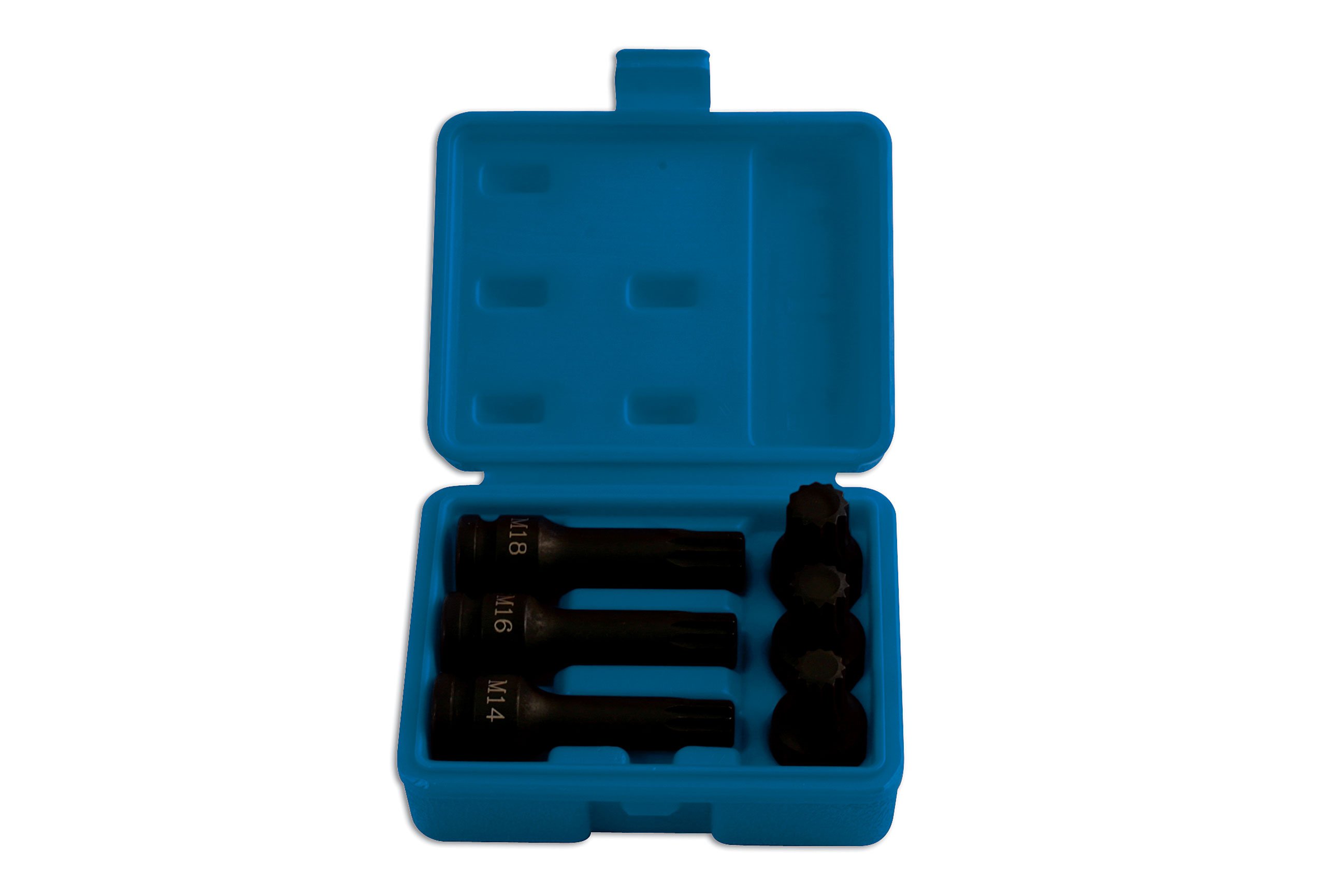 Laser 5019 Spline Bit Set - 6pc, Variety pack