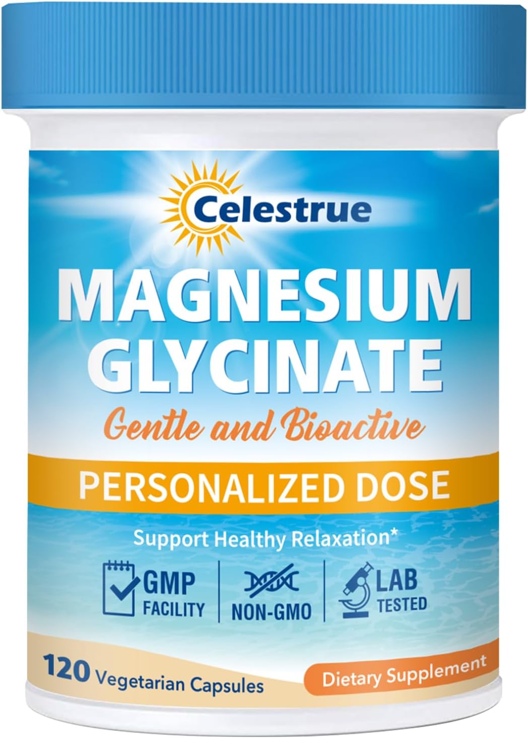 Celestrue Magnesium Glycinate, FullyChelated, Optimal