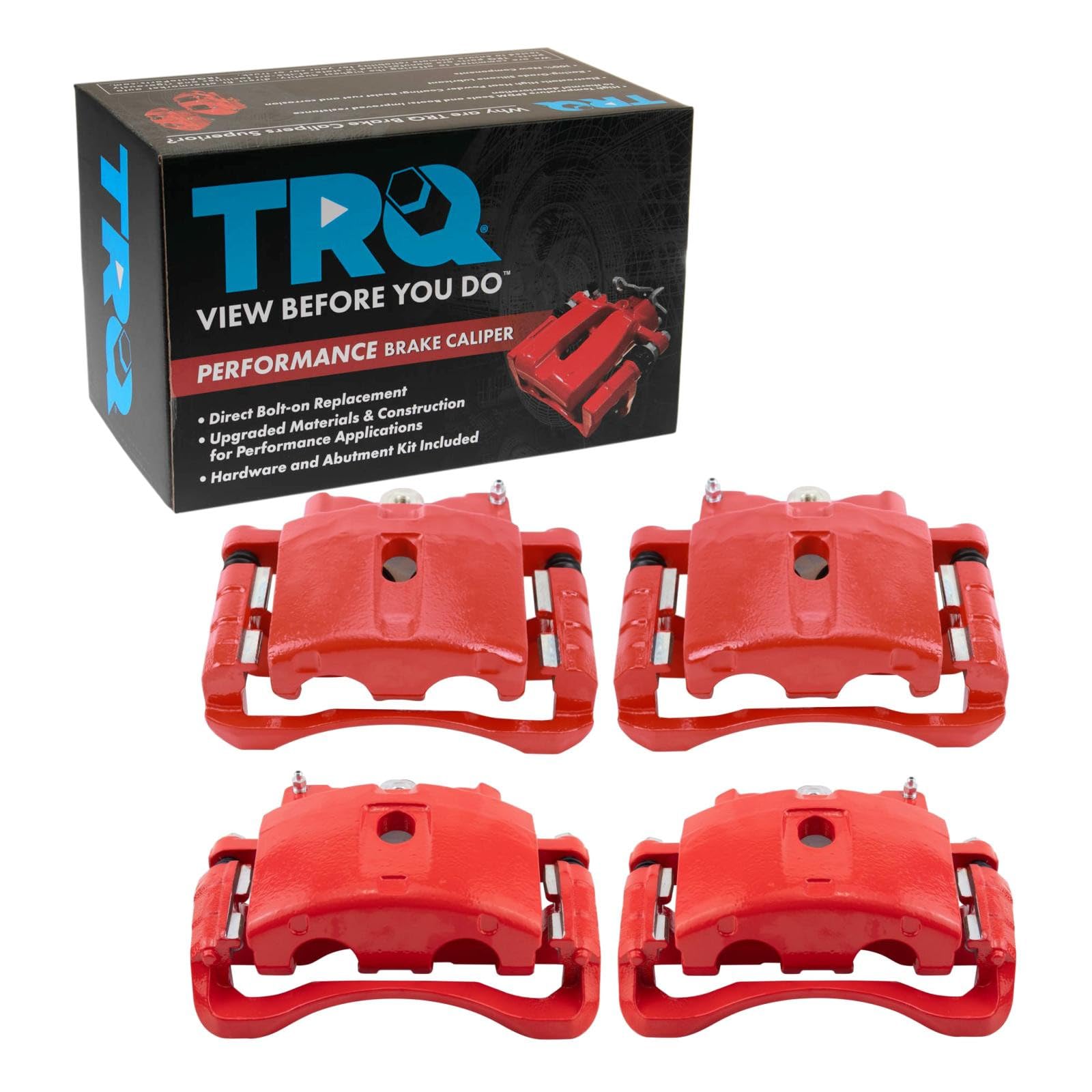 TRQ Brake Caliper Set Performance Front &amp; Rear