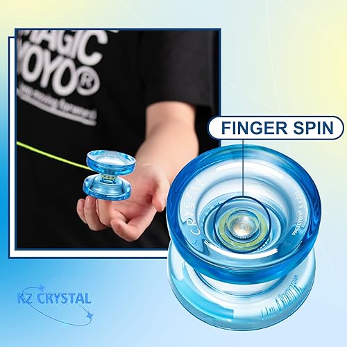 Miniatura 7 de MAGICYOYO Crystal Yoyo K2 - Paquete de 3, Yoyo profesional sensible para niños principiantes, rodamientos de repuesto de Yoyos de doble propósito