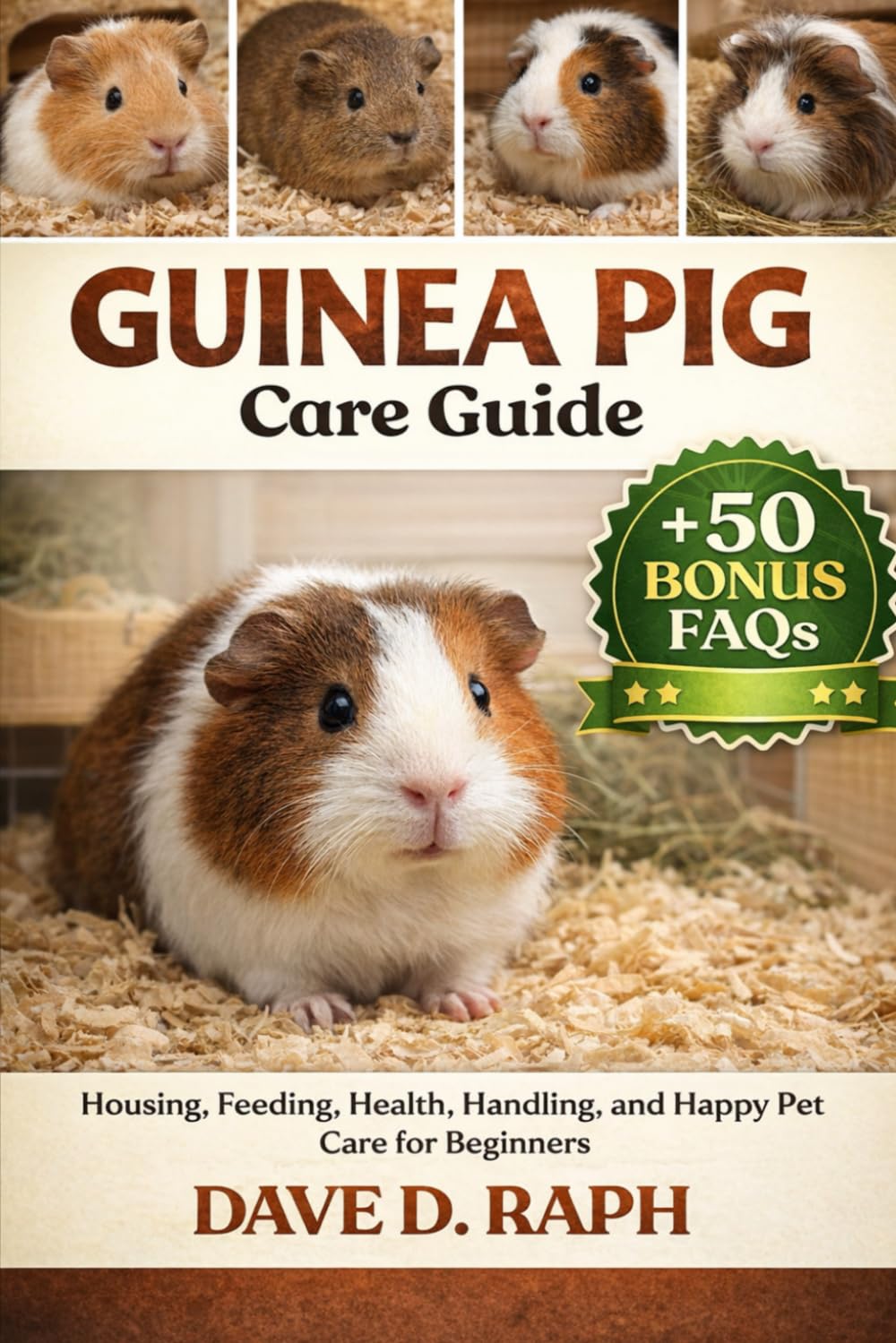 Guinea Pig Care Guide: Housing, Feeding, Health, Handling, and Happy Pet Care for Beginners