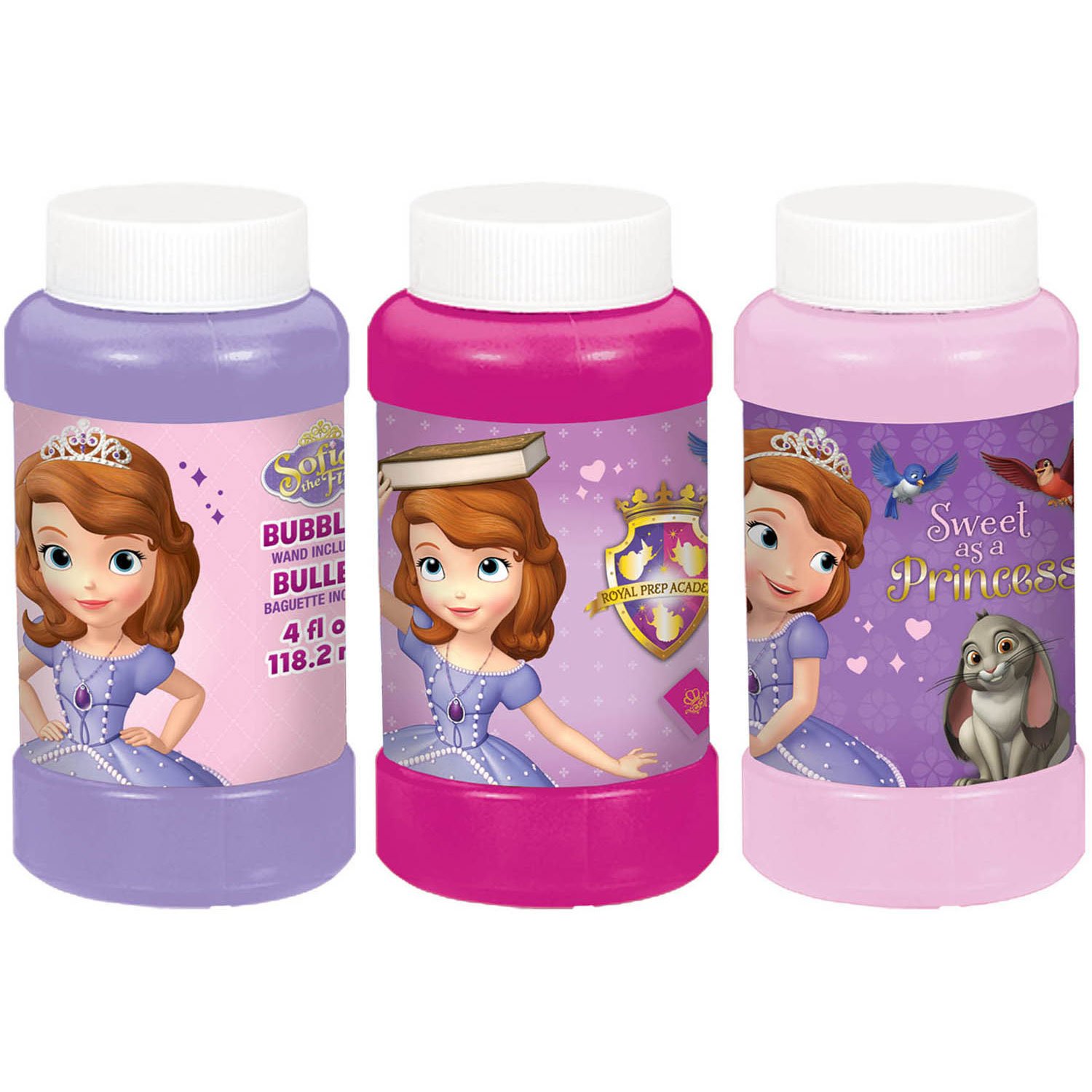Sofia the First Birthday Party Favor Bubbles