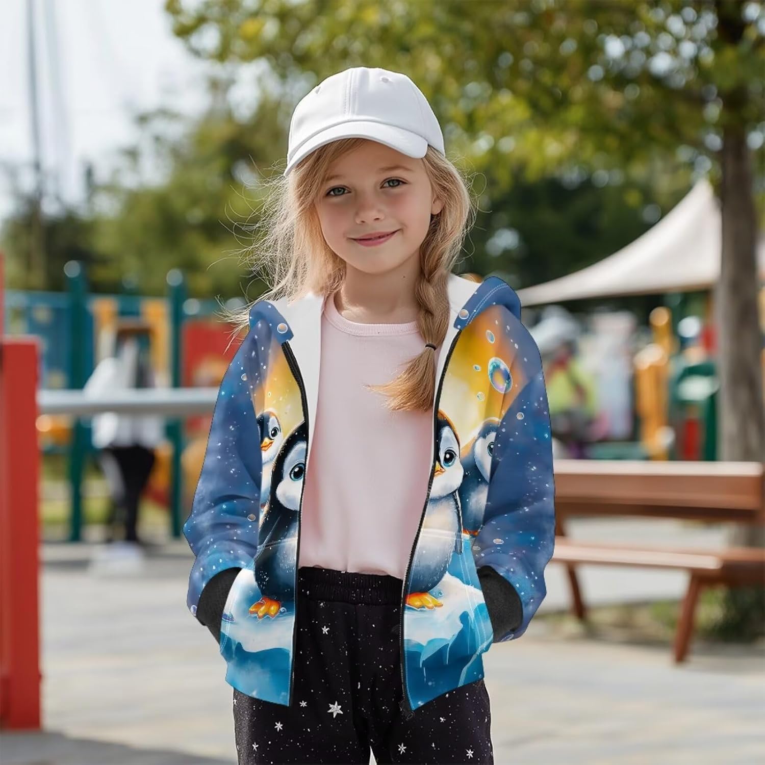 Girls Long Sleeve Zip Up Hoodies Kids 6-16 Years Old Fleece Hoodies