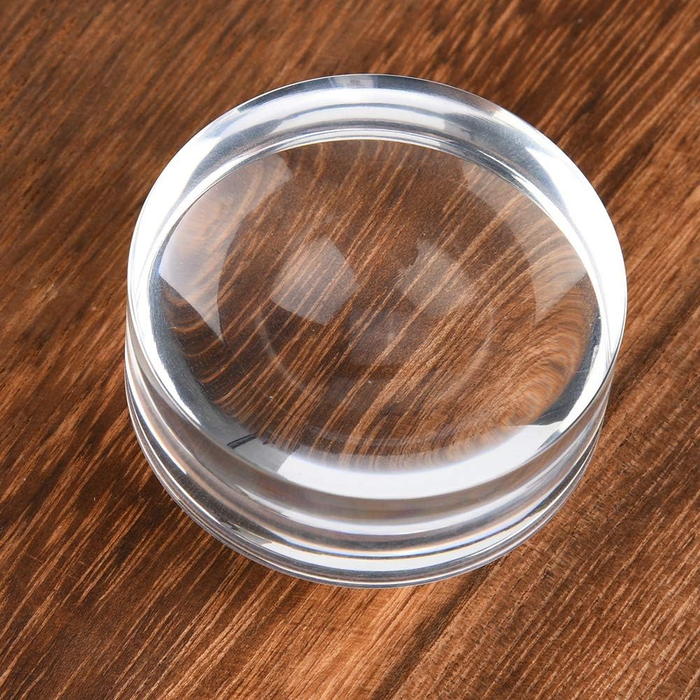 Magnifying Dome,8X Optical Magnifier, Paper Reading Acrylic