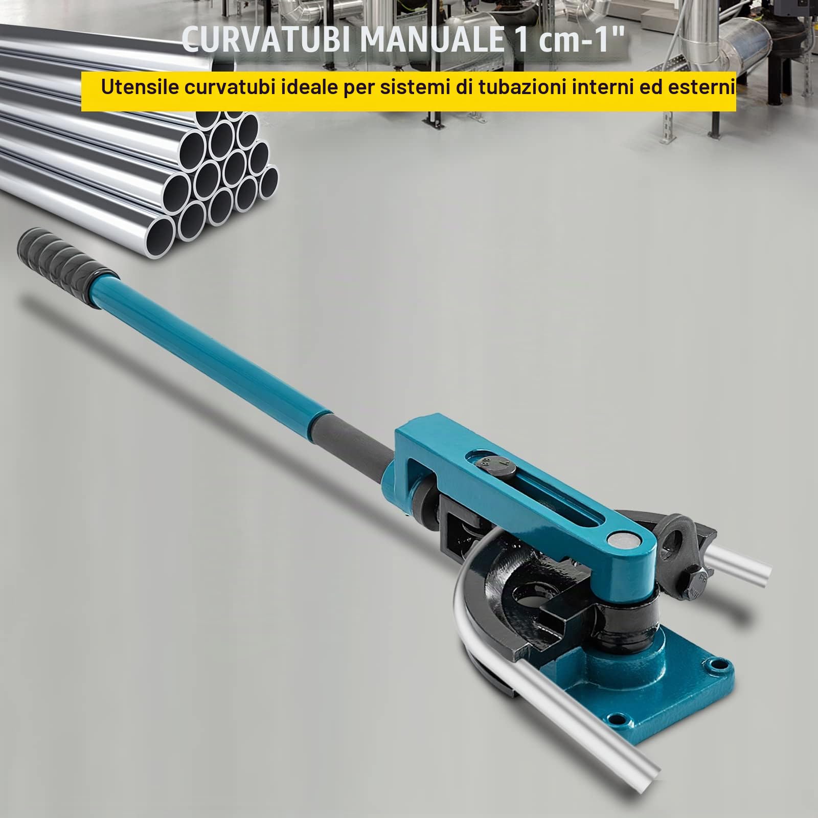 VEVOR Set di 7 stampi rotondi per tubi da 10 a 25 mm, per tubi in rame, ottone, alluminio, acciaio inossidabile