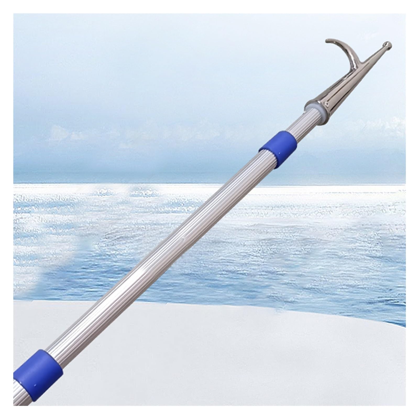 UPKOCH - 2 Crochets De Bateau Télescopiques Pointus En Plastique Noir, Polyvalents Pour Sauvetage, Pêche Et Camping