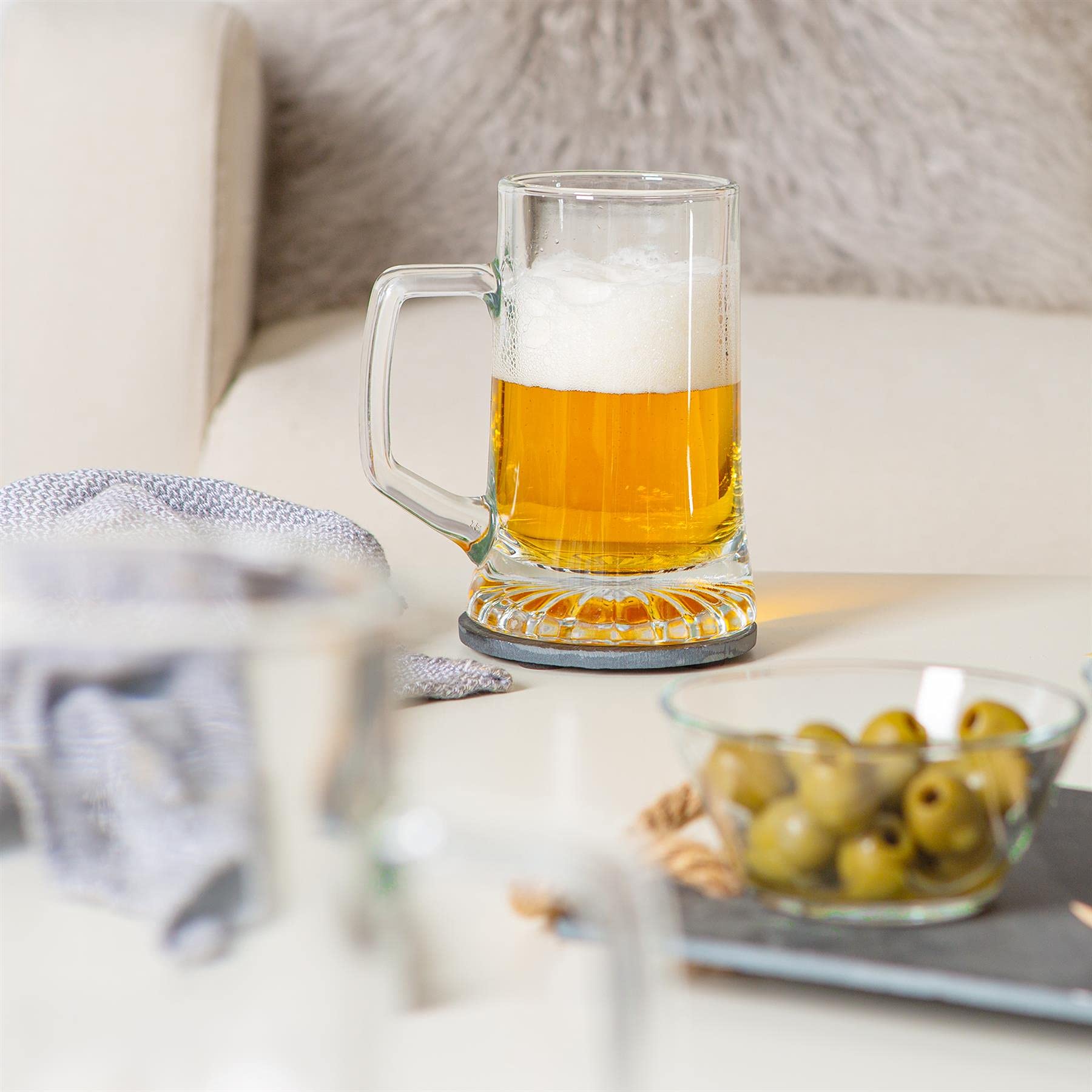 Bormioli Rocco Lot de 6 Verres à Bière Stern en Verre - 40 Cl