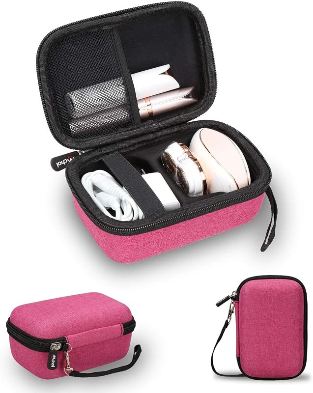 Estojo rígido portátil Mchoi M042 para aparador feminino Finishing Touch e gurelax, rosa