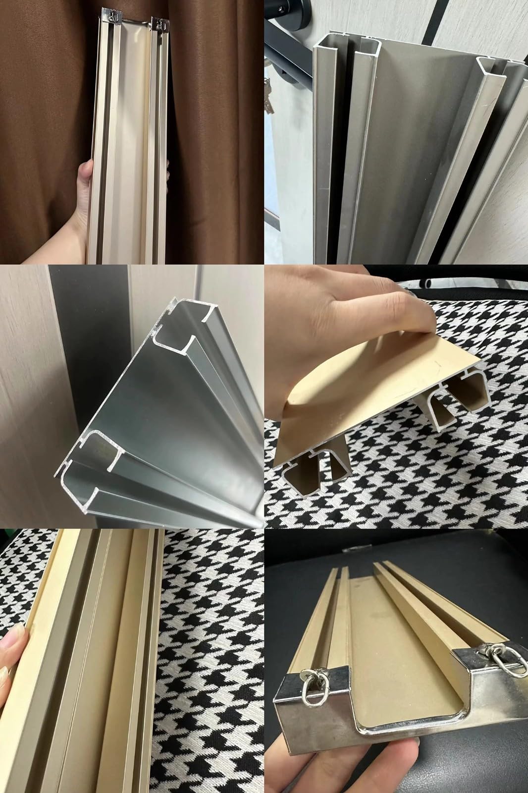 100-500Cm Vorhangschiene 2 Läufig Mit Komplettem Zubehör Deckenmontage Verbunden Gardinenschiene Aus Aluminium Gardinenstange Für Zimmer Trennwand Etagenbett Badezimmer Wohnzimmer