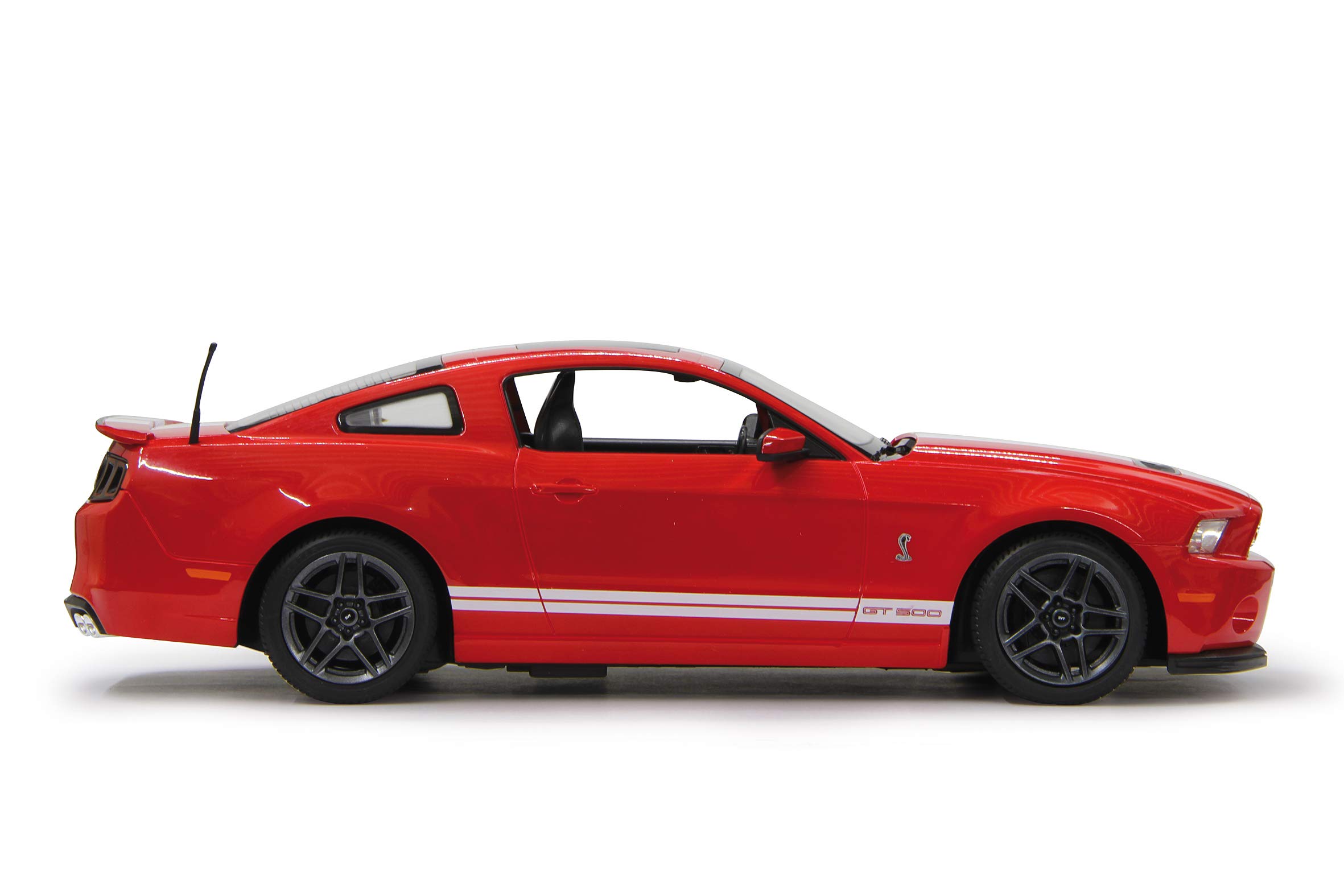 JAMARA 404541 - Ford Shelby GT500 1:14 40MHz - oficjalnie licencjonowana, ok. 1 godz. czasu jazdy przy 11 km/h, LED, idealnie odwzorowane szczegóły, szczegółowe wnętrze, wysokiej jakości wykonanie