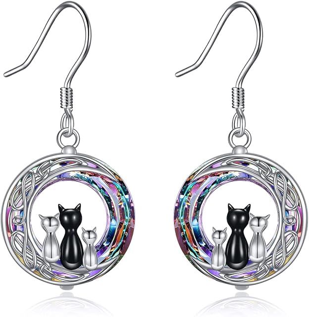 Guinea Pig/Penguin/Hippo/Snake/Owl/Cat/Otters Drop Earrings for Women Guinea Pig Gifts 925 Sterling Silver Guinea Pig Cute Animal Jewellery for Women Sister