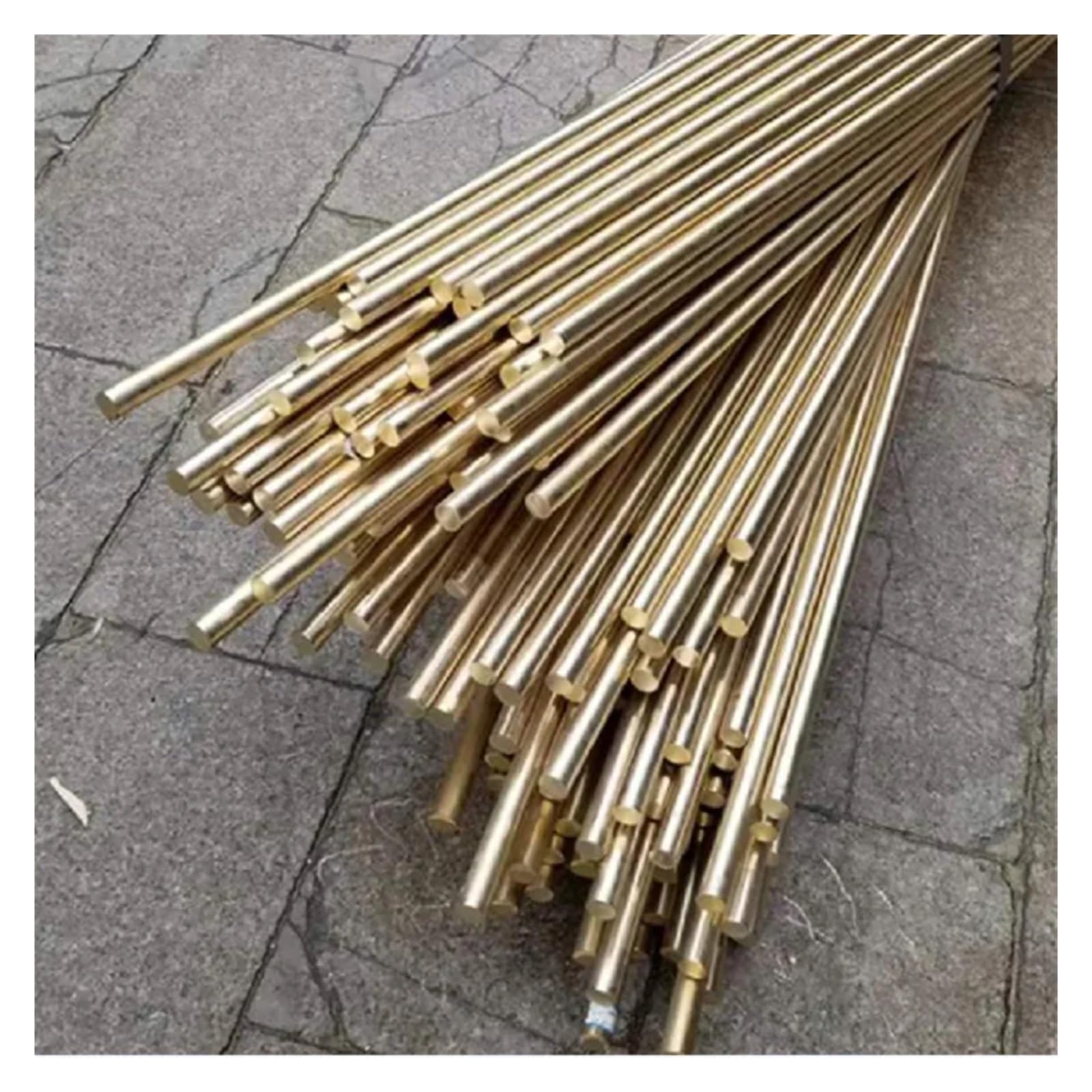 Messingstäbe Kupferstange, 8,5 mm – 20 H59 H62 Messingstange, massive for DIY-Messergriff oder Zubehör(OD9.5mm 2pcs)