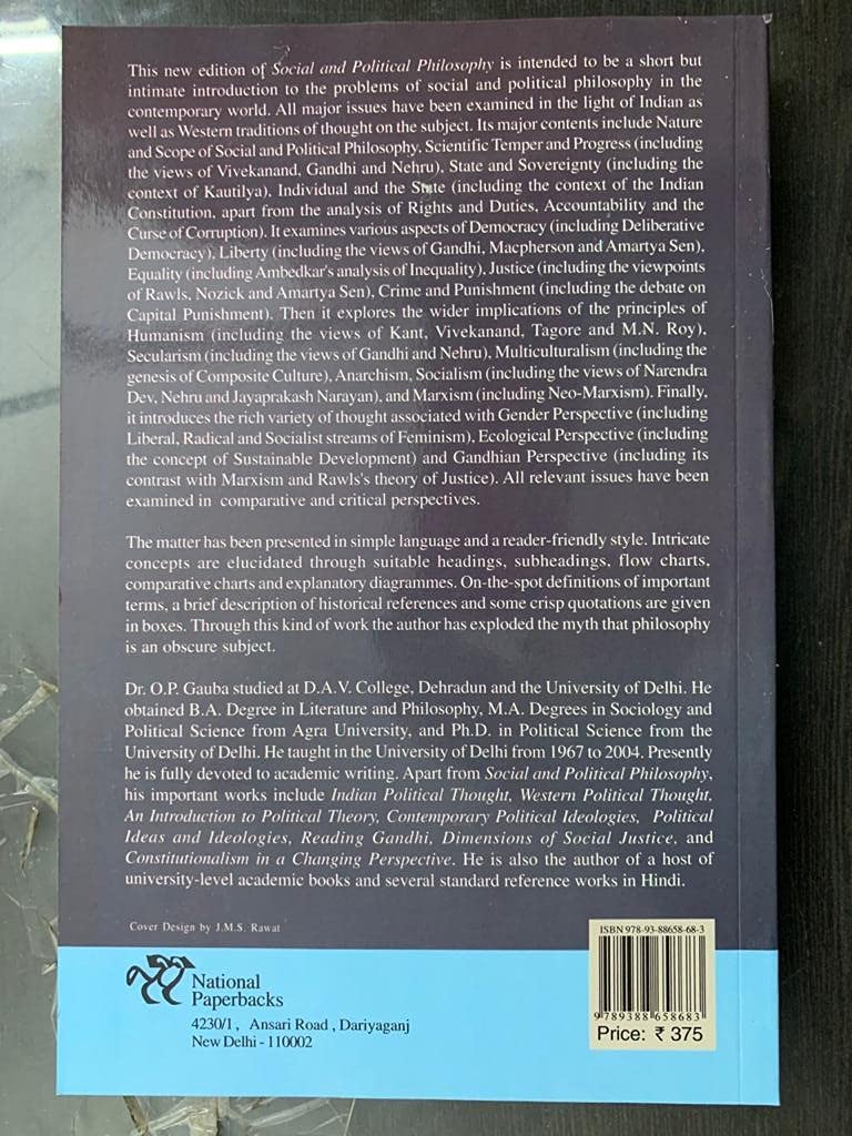 Social and Political Philosophy 1