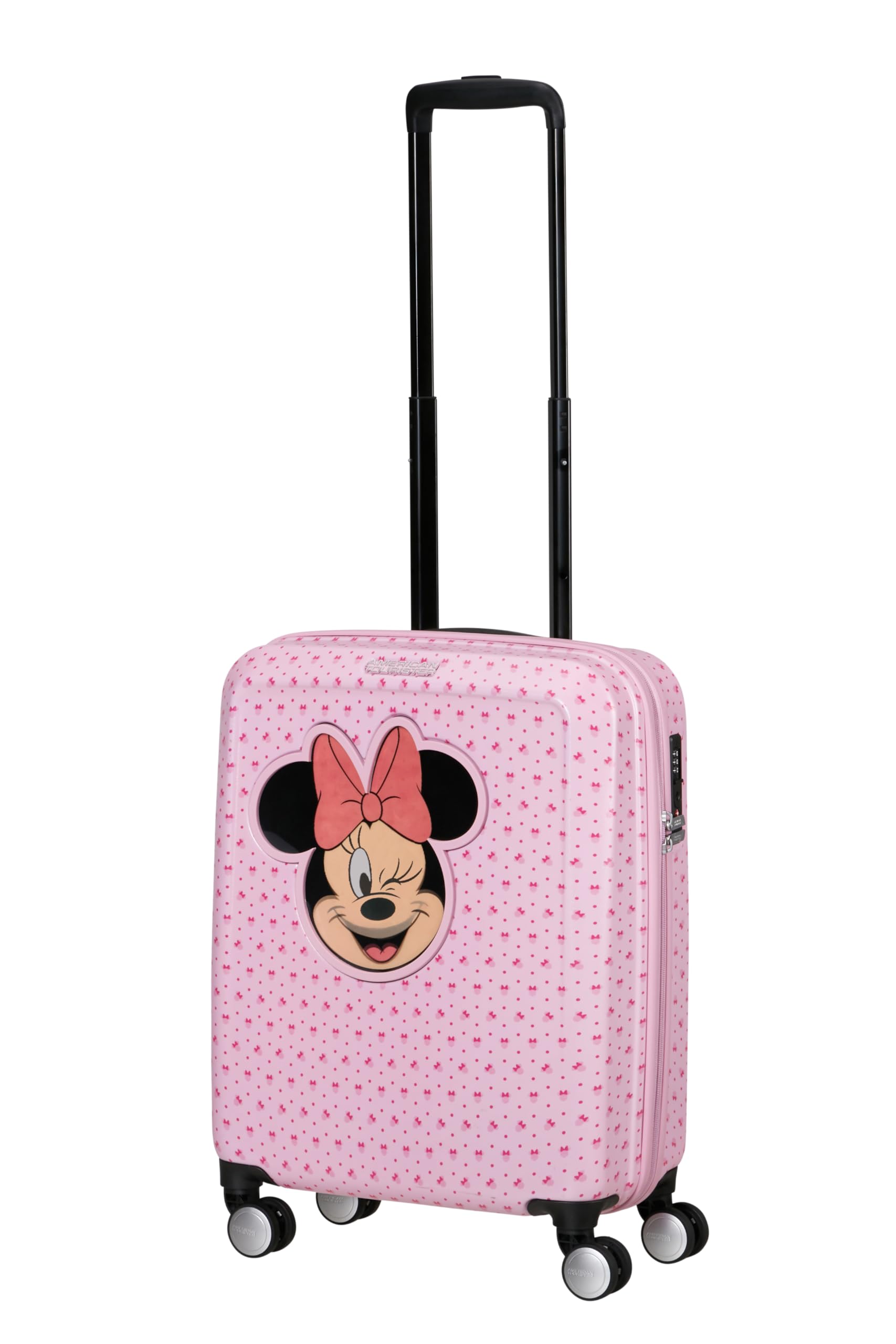 American Tourister Funlight Disney - Spinner S, bagaż podręczny, 55 cm, 36 l, wielokolorowy (Minnie Lenticular Pink), Wielokolorowy (Minnie Lenticular Pink), S, bagaż podręczny disney