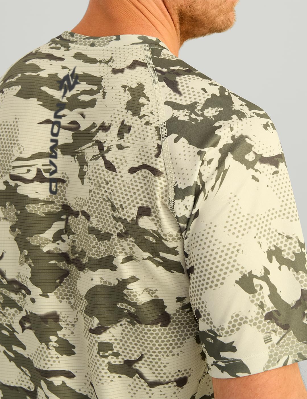 Nomad Men's Mirage Long Sleeve Crew, Performance Hunting Shirt, Moss 2.0, Large - Image 4